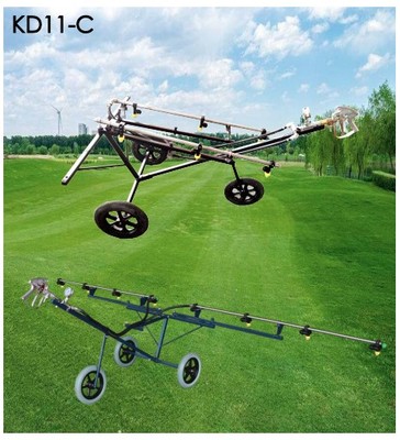 Hand push green pesticide sprayer
